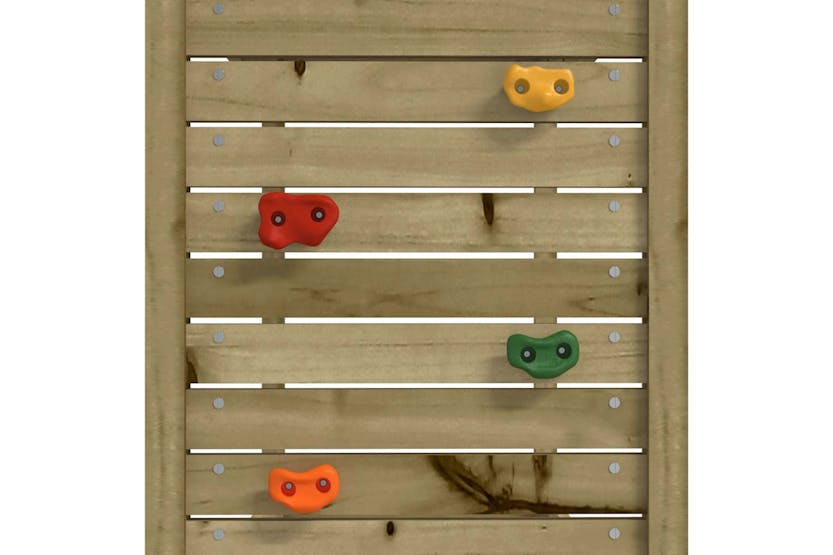 Vidaxl Play Tower With Rockwall 53x110.5x214 Cm Impregnated Wood Pine Vidaxl Play Tower With Rockwall 53x110.5x214 Cm Impregnated Wood Pine