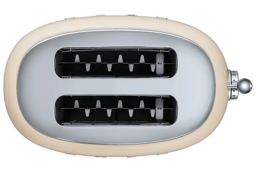 Smeg 50's Retro Style Aesthetic 2 Slice Toaster | TSF01CRUK | Cream Smeg 50's Retro Style Aesthetic 2 Slice Toaster | TSF01CRUK | Cream