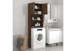 Vidaxl Washing Machine Cabinet Brown Oak 64x25.5x190 Cm Vidaxl Washing Machine Cabinet Brown Oak 64x25.5x190 Cm