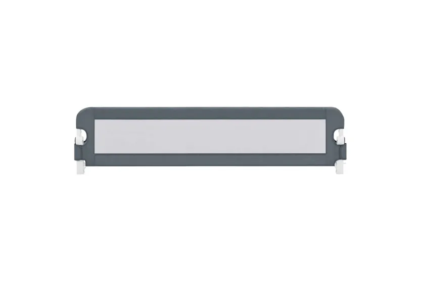 Vidaxl Toddler Safety Bed Rail Grey 180x42 Cm Polyester Vidaxl Toddler Safety Bed Rail Grey 180x42 Cm Polyester