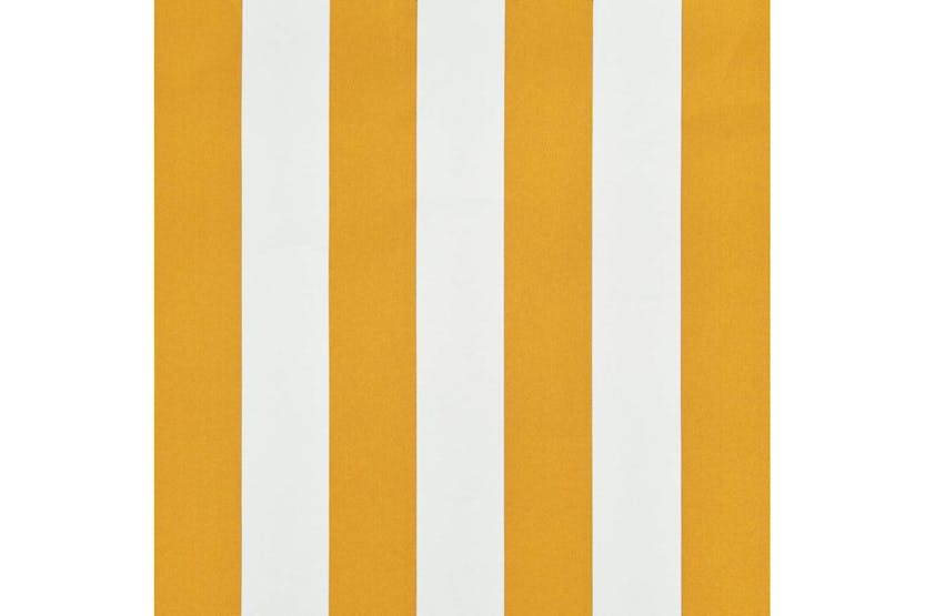 Vidaxl Retractable Awning 350x150 Cm Yellow And White Vidaxl Retractable Awning 350x150 Cm Yellow And White