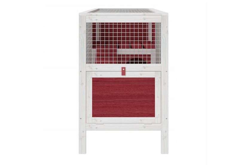 Vidaxl Rabbit Hutch Mocha 103x44x69.5 Cm Solid Wood Pine Vidaxl Rabbit Hutch Mocha 103x44x69.5 Cm Solid Wood Pine