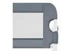 Vidaxl Toddler Safety Bed Rail Grey 180x42 Cm Polyester Vidaxl Toddler Safety Bed Rail Grey 180x42 Cm Polyester