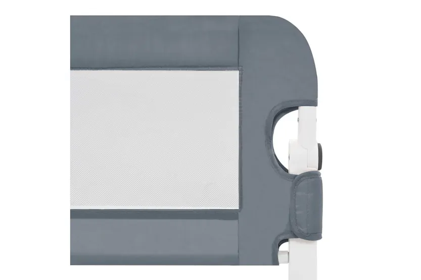 Vidaxl Toddler Safety Bed Rail Grey 180x42 Cm Polyester Vidaxl Toddler Safety Bed Rail Grey 180x42 Cm Polyester