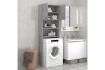 Vidaxl Washing Machine Cabinet Grey Sonoma 64x25.5x190 Cm Vidaxl Washing Machine Cabinet Grey Sonoma 64x25.5x190 Cm