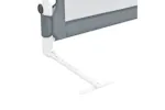 Vidaxl Toddler Safety Bed Rail Grey 180x42 Cm Polyester Vidaxl Toddler Safety Bed Rail Grey 180x42 Cm Polyester
