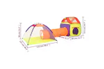 Vidaxl Children Play Tent Multicolour 338x123x111 Cm Vidaxl Children Play Tent Multicolour 338x123x111 Cm