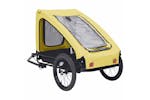 Vidaxl Pet Bike Trailer Yellow And Black Vidaxl Pet Bike Trailer Yellow And Black