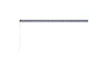 Vidaxl Manual Retractable Awning 600x300 Cm Blue And White Vidaxl Manual Retractable Awning 600x300 Cm Blue And White