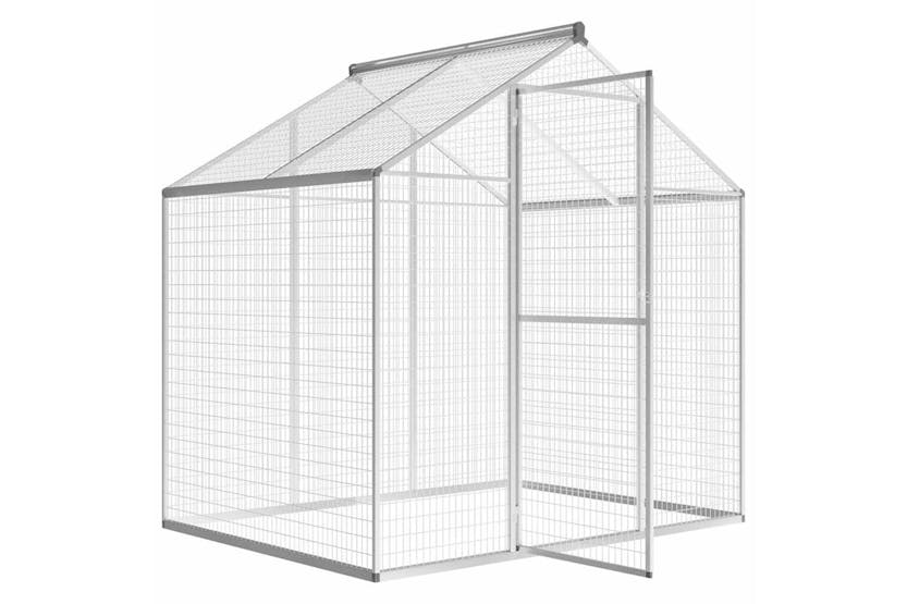 Vidaxl Outdoor Aviary Aluminium 178x122x194 Cm Vidaxl Outdoor Aviary Aluminium 178x122x194 Cm