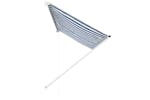 Vidaxl Retractable Awning 250x150 Cm Blue And White Vidaxl Retractable Awning 250x150 Cm Blue And White