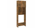 Vidaxl Washing Machine Cabinet Smoked Oak 64x25.5x190 Cm Vidaxl Washing Machine Cabinet Smoked Oak 64x25.5x190 Cm