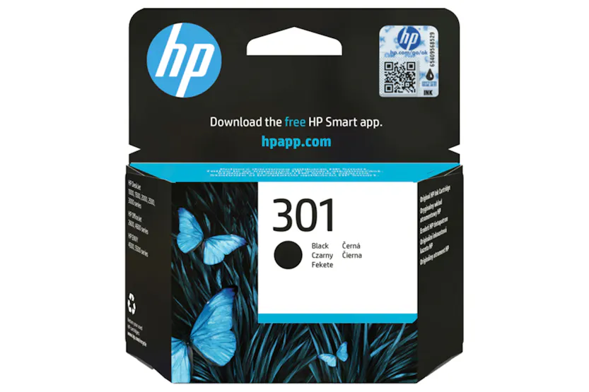 HP 301 Original Ink Cartridge | Black HP 301 Original Ink Cartridge | Black
