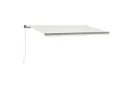 Vidaxl Manual Retractable Awning With Led 600x300 Cm Cream Vidaxl Manual Retractable Awning With Led 600x300 Cm Cream