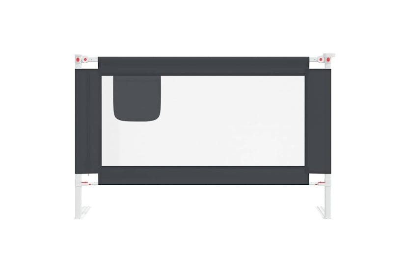 Vidaxl Toddler Safety Bed Rail Dark Grey 120x25 Cm Fabric Vidaxl Toddler Safety Bed Rail Dark Grey 120x25 Cm Fabric