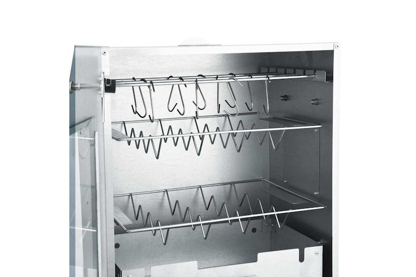 Vidaxl Bbq Oven Smoker With 1kg Wood Chips 44.5x29x83 Cm Vidaxl Bbq Oven Smoker With 1kg Wood Chips 44.5x29x83 Cm