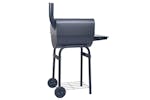 Vidaxl Charcoal Bbq Grill Smoker With Bottom Shelf Black Vidaxl Charcoal Bbq Grill Smoker With Bottom Shelf Black
