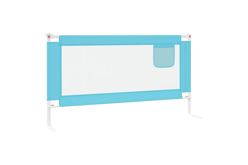 Vidaxl Toddler Safety Bed Rail Blue 160x25 Cm Fabric Vidaxl Toddler Safety Bed Rail Blue 160x25 Cm Fabric
