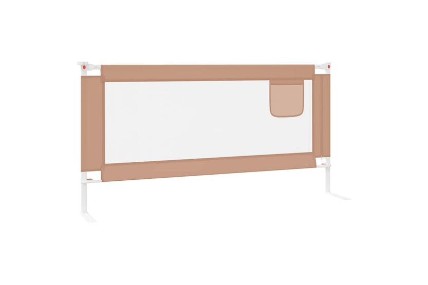 Vidaxl Toddler Safety Bed Rail Taupe 180x25 Cm Fabric Vidaxl Toddler Safety Bed Rail Taupe 180x25 Cm Fabric