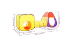 Vidaxl Children Play Tent Multicolour 255x80x100 Cm Vidaxl Children Play Tent Multicolour 255x80x100 Cm