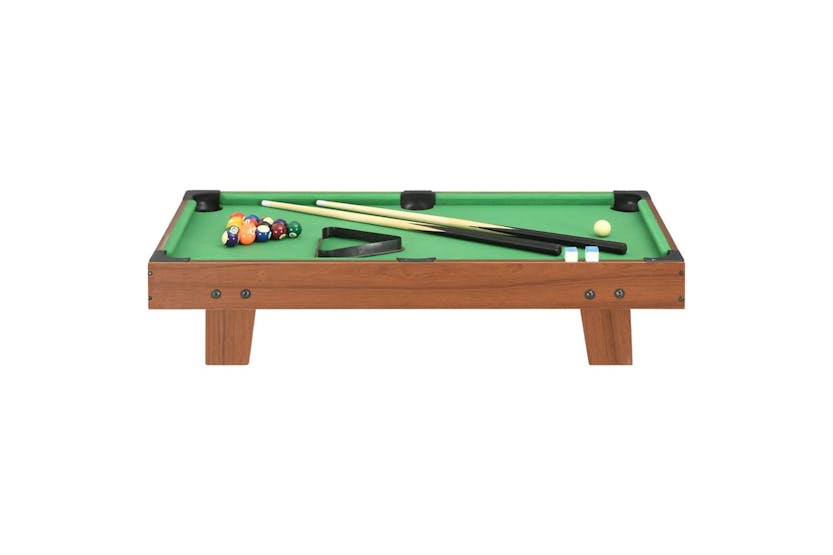 Vidaxl 3 Feet Mini Pool Table 92x52x19 Cm Brown And Green Vidaxl 3 Feet Mini Pool Table 92x52x19 Cm Brown And Green