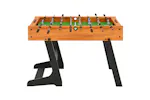 Vidaxl Folding Football Table 121x61x80 Cm Light Brown Vidaxl Folding Football Table 121x61x80 Cm Light Brown