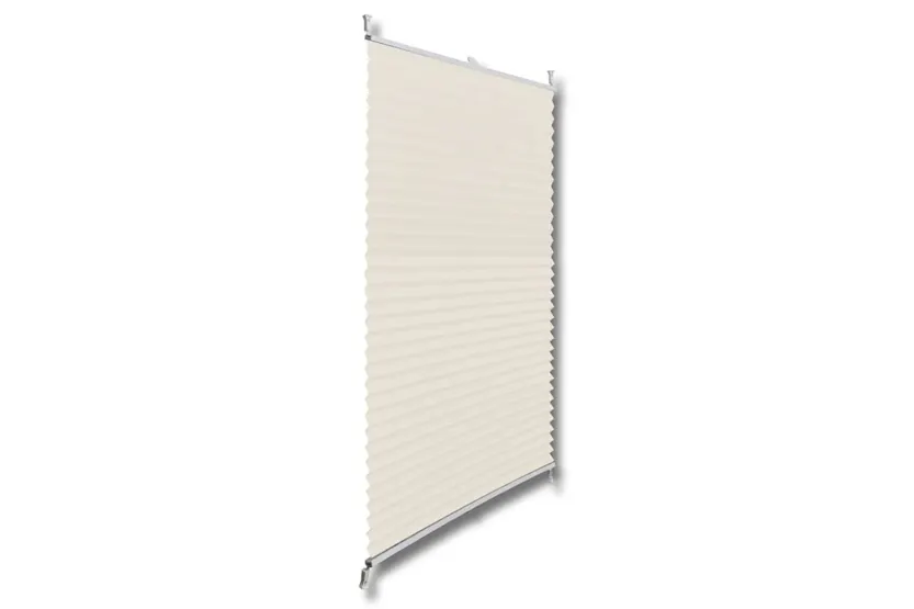 Vidaxl Plisse Blind 40x125cm Cream Vidaxl Plisse Blind 40x125cm Cream