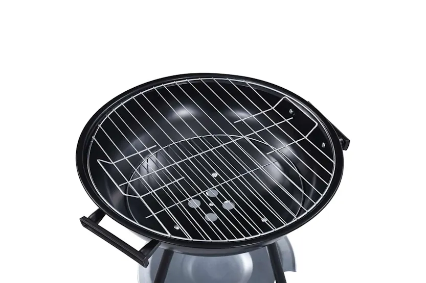 Vidaxl Portable Xxl Charcoal Kettle Bbq Grill With Wheels 44 Cm Vidaxl Portable Xxl Charcoal Kettle Bbq Grill With Wheels 44 Cm