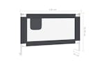 Vidaxl Toddler Safety Bed Rail Dark Grey 120x25 Cm Fabric Vidaxl Toddler Safety Bed Rail Dark Grey 120x25 Cm Fabric