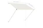Vidaxl Retractable Awning 150x150 Cm Cream Vidaxl Retractable Awning 150x150 Cm Cream