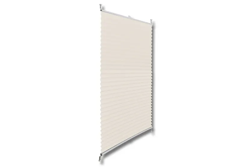 Vidaxl Plisse Blind 90x125cm Creme Vidaxl Plisse Blind 90x125cm Creme