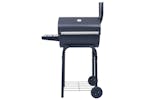 Vidaxl Charcoal Bbq Grill Smoker With Bottom Shelf Black Vidaxl Charcoal Bbq Grill Smoker With Bottom Shelf Black