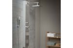 Schütte Shower Panel With Single Lever Mixer Tahiti Stainless Steel Schütte Shower Panel With Single Lever Mixer Tahiti Stainless Steel