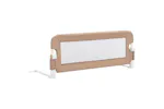 Vidaxl Toddler Safety Bed Rail Taupe 102x42 Cm Polyester Vidaxl Toddler Safety Bed Rail Taupe 102x42 Cm Polyester