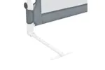 Vidaxl Toddler Safety Bed Rail Grey 102x42 Cm Polyester Vidaxl Toddler Safety Bed Rail Grey 102x42 Cm Polyester