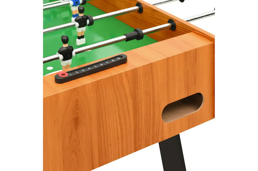 Vidaxl Folding Football Table 121x61x80 Cm Light Brown Vidaxl Folding Football Table 121x61x80 Cm Light Brown