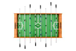 Vidaxl Folding Football Table 121x61x80 Cm Light Brown Vidaxl Folding Football Table 121x61x80 Cm Light Brown