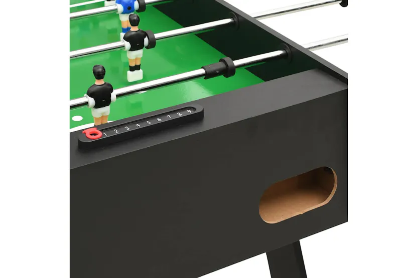 Vidaxl Folding Football Table 121x61x80 Cm Black Vidaxl Folding Football Table 121x61x80 Cm Black