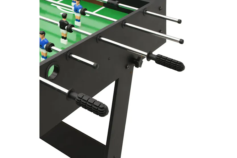 Vidaxl Folding Football Table 121x61x80 Cm Black Vidaxl Folding Football Table 121x61x80 Cm Black