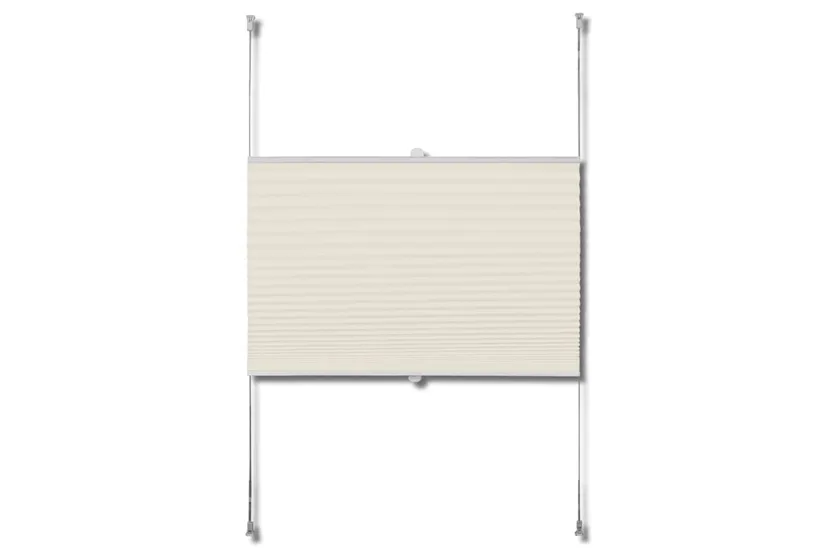 Vidaxl Plisse Blind 40x125cm Cream Vidaxl Plisse Blind 40x125cm Cream