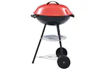 Vidaxl Portable Xxl Charcoal Kettle Bbq Grill With Wheels 44 Cm Vidaxl Portable Xxl Charcoal Kettle Bbq Grill With Wheels 44 Cm