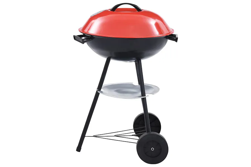 Vidaxl Portable Xxl Charcoal Kettle Bbq Grill With Wheels 44 Cm Vidaxl Portable Xxl Charcoal Kettle Bbq Grill With Wheels 44 Cm