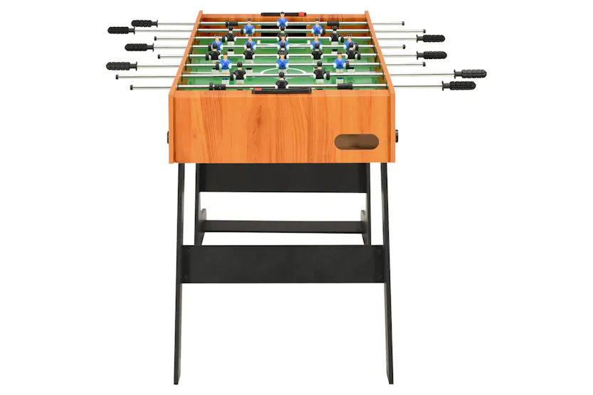 Vidaxl Folding Football Table 121x61x80 Cm Light Brown Vidaxl Folding Football Table 121x61x80 Cm Light Brown