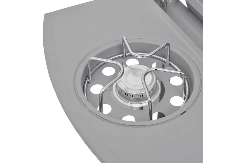 Vidaxl Gas Barbecue Grill 4+1 Cooking Zone Silver Vidaxl Gas Barbecue Grill 4+1 Cooking Zone Silver