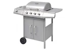 Vidaxl Gas Barbecue Grill 4+1 Cooking Zone Silver Vidaxl Gas Barbecue Grill 4+1 Cooking Zone Silver