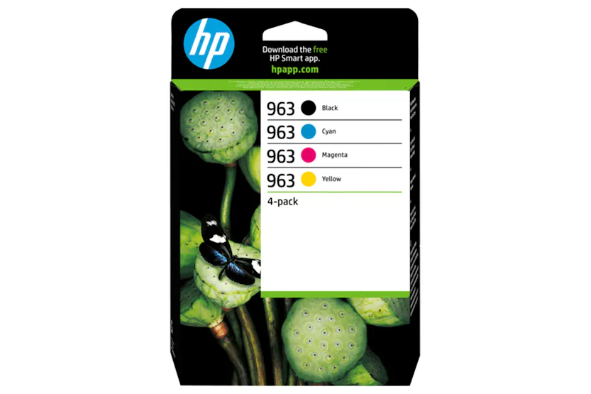 HP 963 Original Ink Cartridges | Multi | Pack of 4 HP 963 Original Ink Cartridges | Multi | Pack of 4