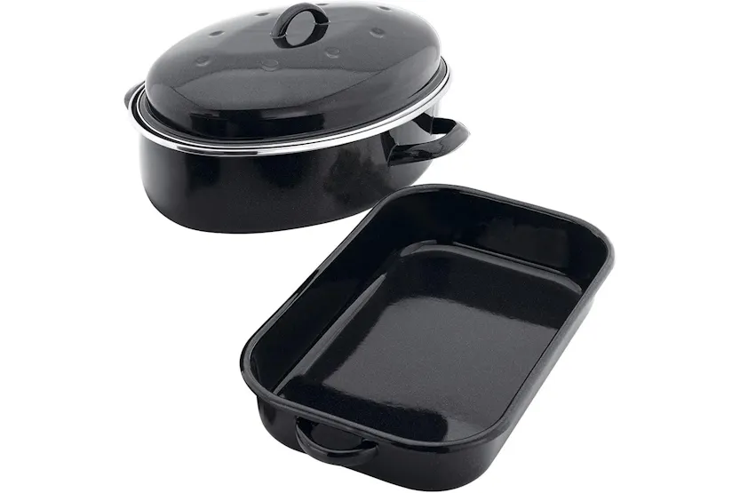 Judge Js02 - Homeware's Supreme Oval Roaster, Robust Carbon Steel Pan Judge Js02 - Homeware's Supreme Oval Roaster, Robust Carbon Steel Pan