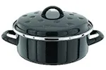 Judge | 22cm Carbon Steel Round Roaster Pot | Black Judge | 22cm Carbon Steel Round Roaster Pot | Black