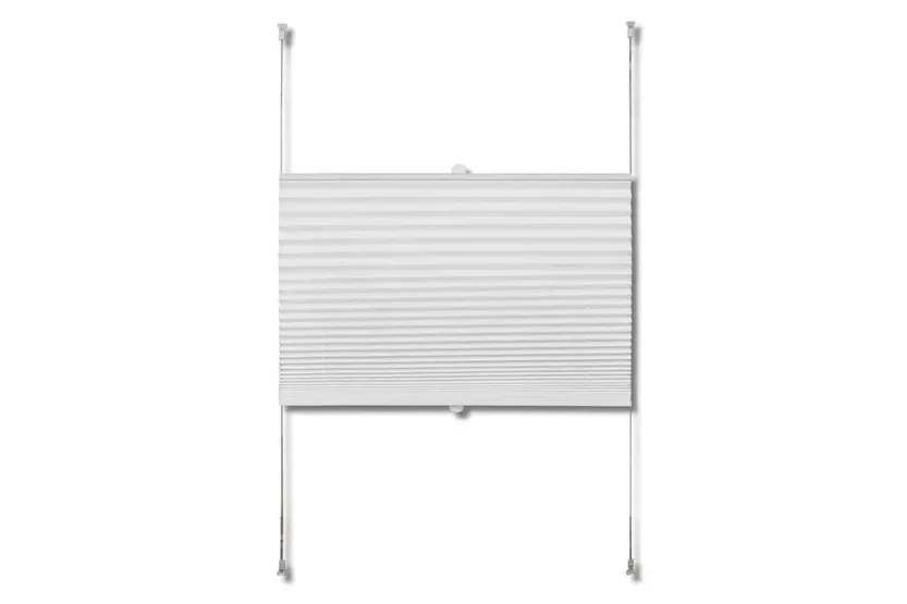Vidaxl Plisse Blind 110x200cm White Pleated Blind Vidaxl Plisse Blind 110x200cm White Pleated Blind