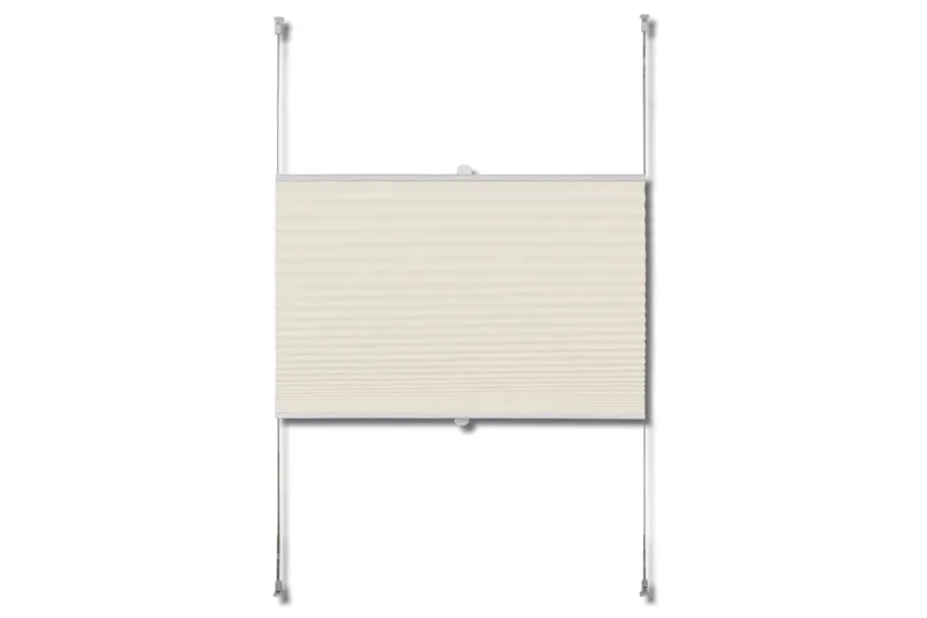 Vidaxl Plisse Blind 90x125cm Creme Vidaxl Plisse Blind 90x125cm Creme